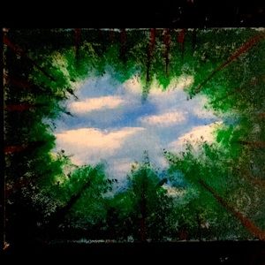 Original canvas painting by local artist